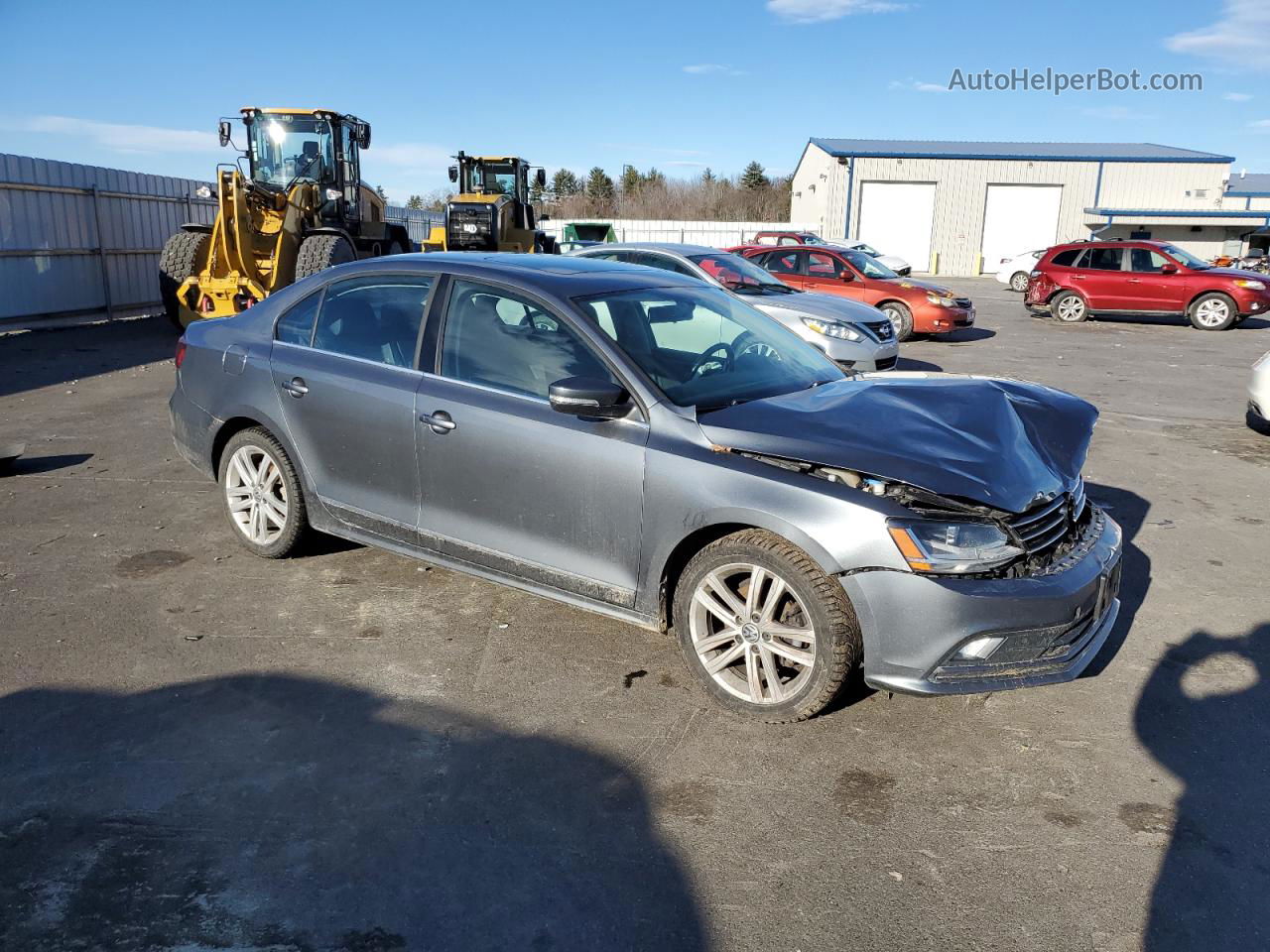 2017 Volkswagen Jetta Sel Silver vin: 3VWL17AJ9HM371691