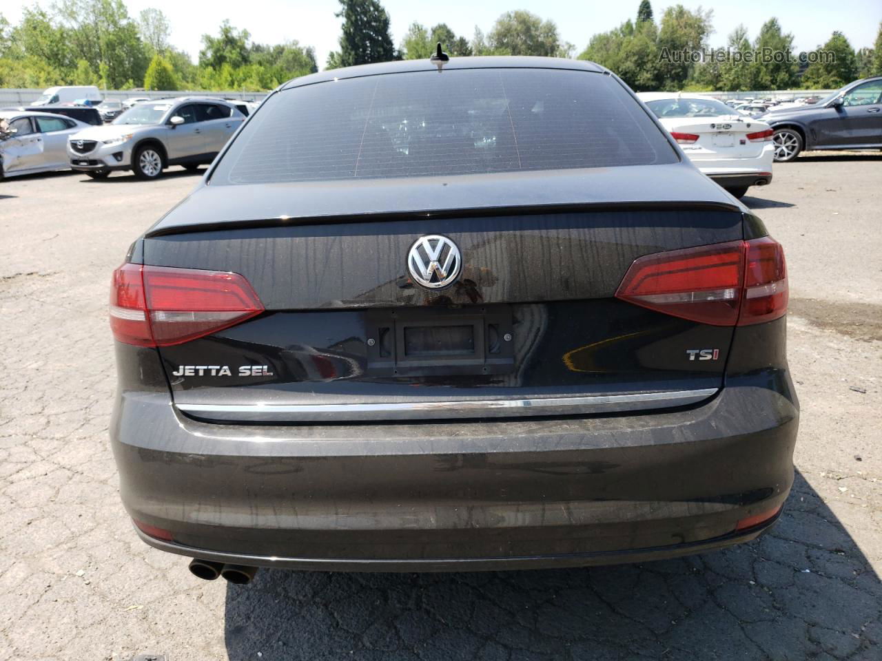 2018 Volkswagen Jetta Sel Black vin: 3VWL17AJ9JM226060