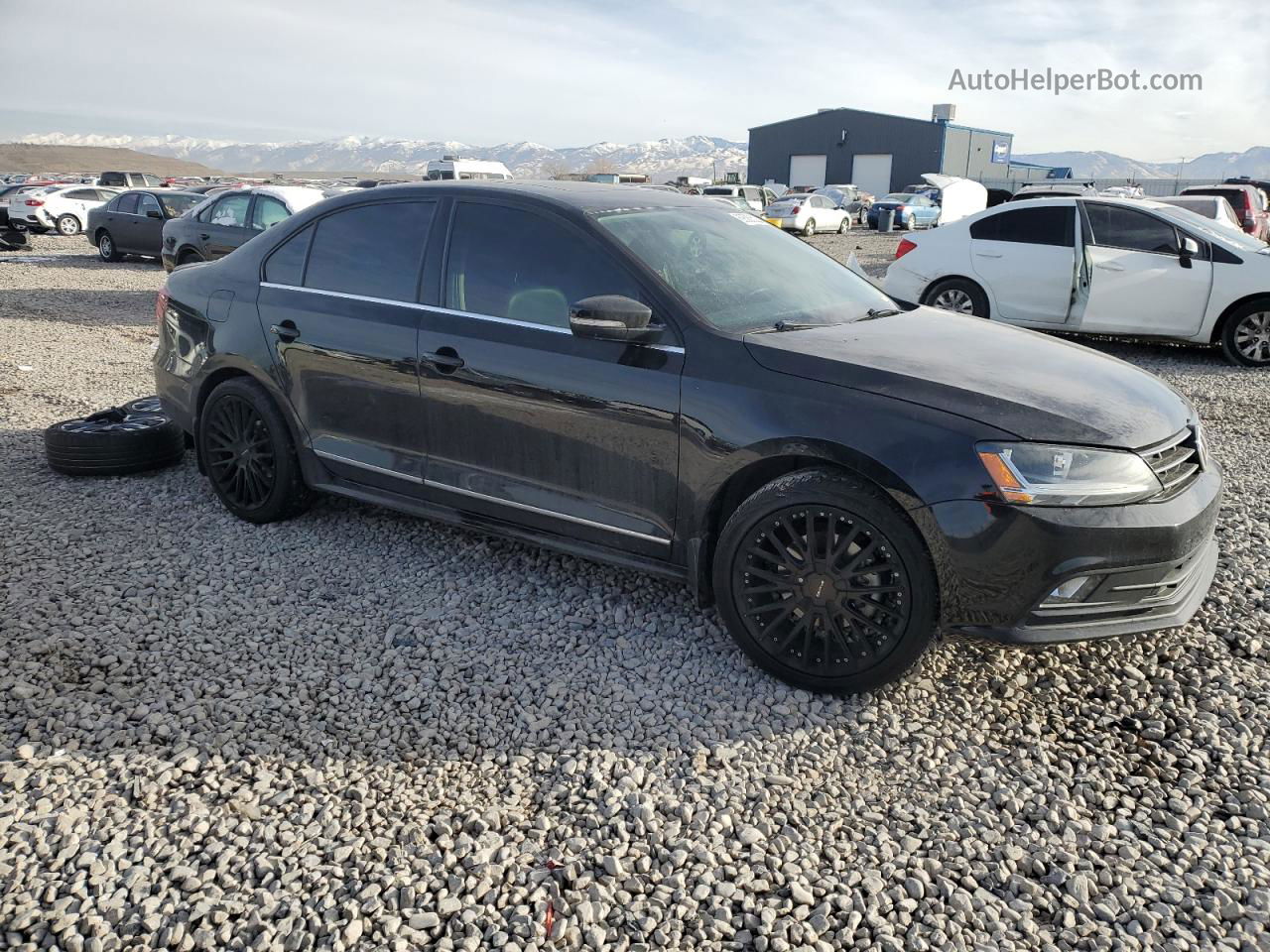 2018 Volkswagen Jetta Sel Black vin: 3VWL17AJ9JM239455