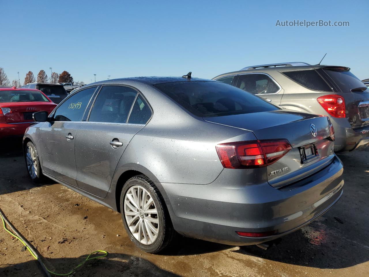 2016 Volkswagen Jetta Sel Gray vin: 3VWL17AJXGM375490