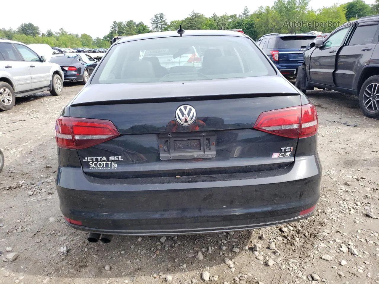 2016 Volkswagen Jetta Sel Black vin: 3VWL17AJXGM401974