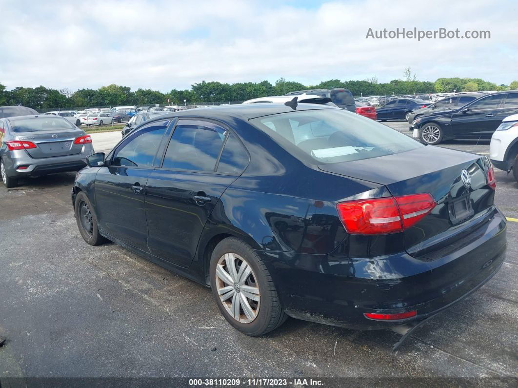 2015 Volkswagen Jetta 2.0l Tdi S Black vin: 3VWLA7AJ0FM290818