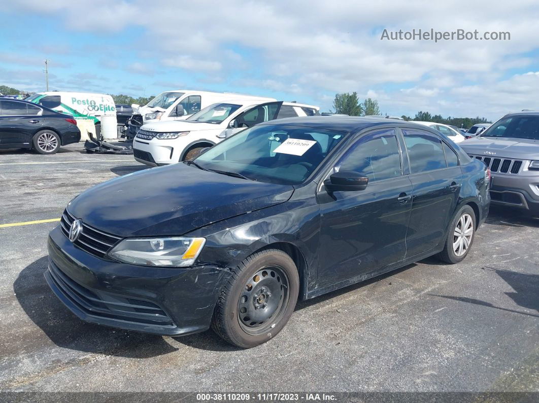 2015 Volkswagen Jetta 2.0l Tdi S Black vin: 3VWLA7AJ0FM290818