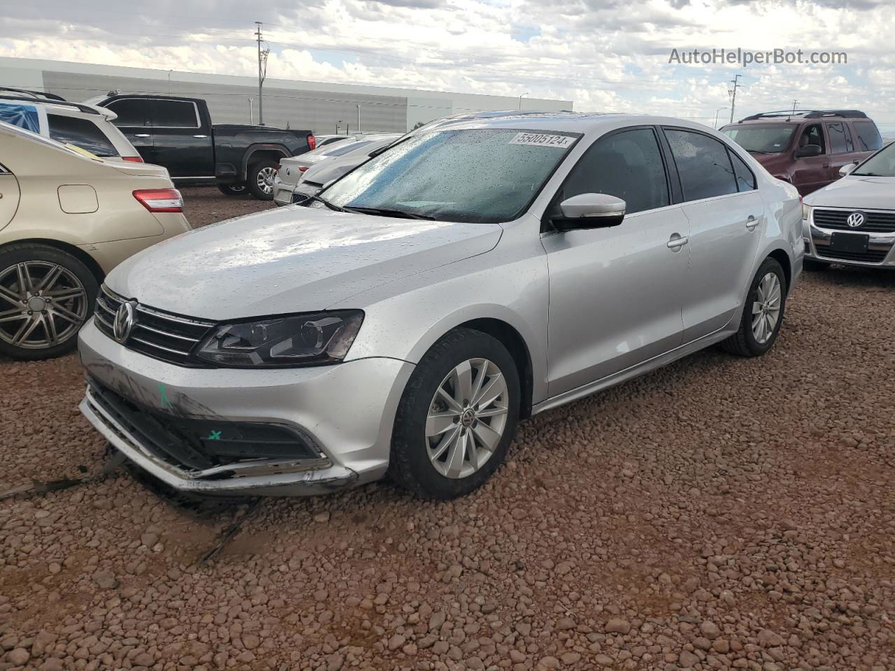 2015 Volkswagen Jetta Tdi Серебряный vin: 3VWLA7AJ0FM328466