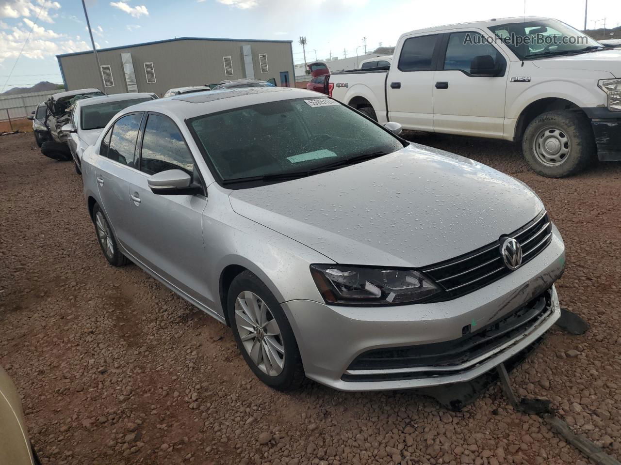 2015 Volkswagen Jetta Tdi Серебряный vin: 3VWLA7AJ0FM328466