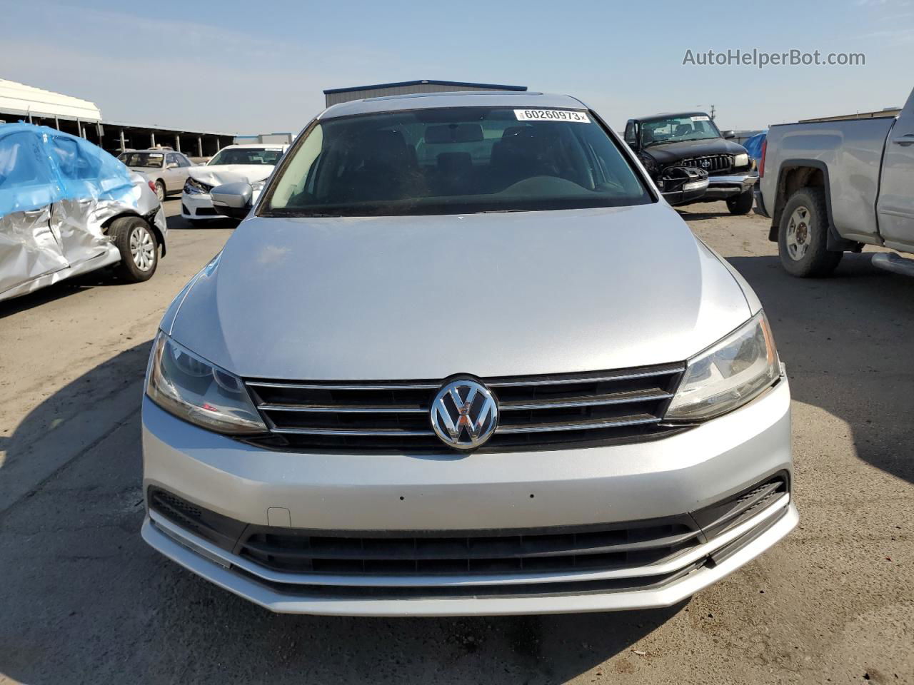 2015 Volkswagen Jetta Tdi Серебряный vin: 3VWLA7AJ1FM218381