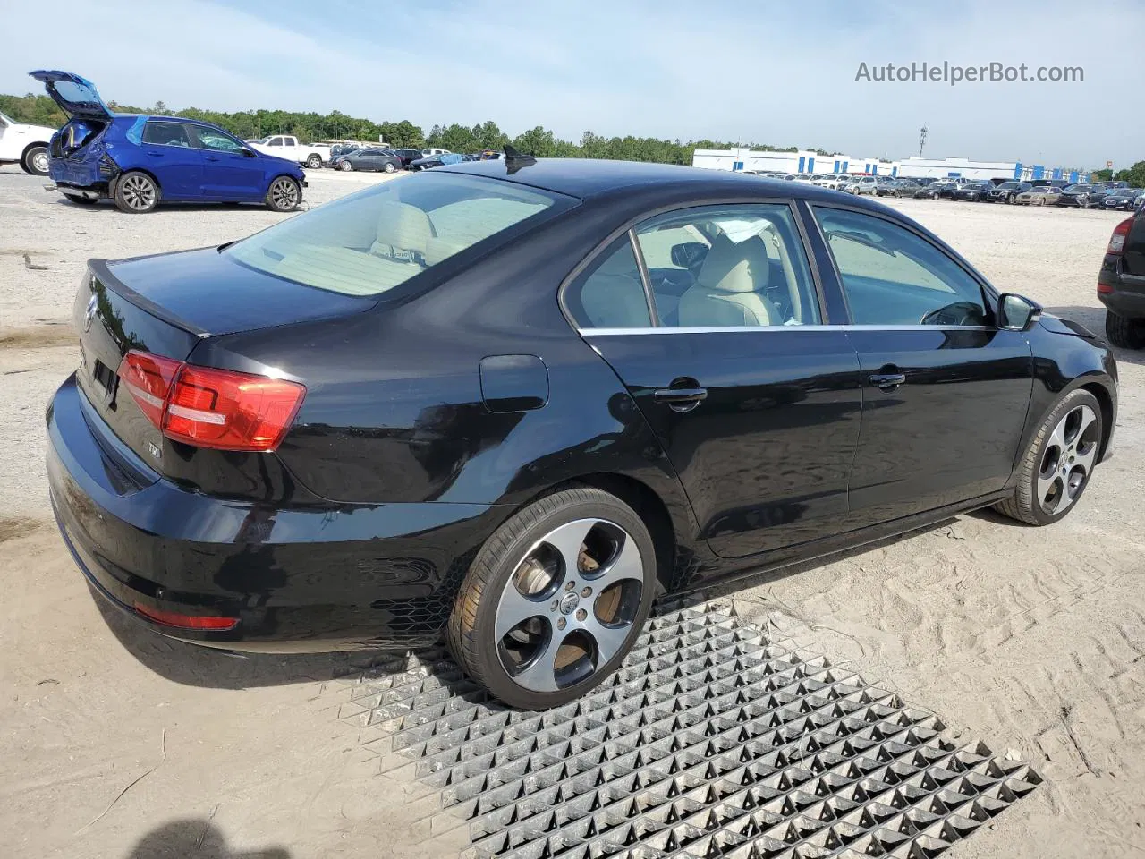 2015 Volkswagen Jetta Tdi Black vin: 3VWLA7AJ1FM221359