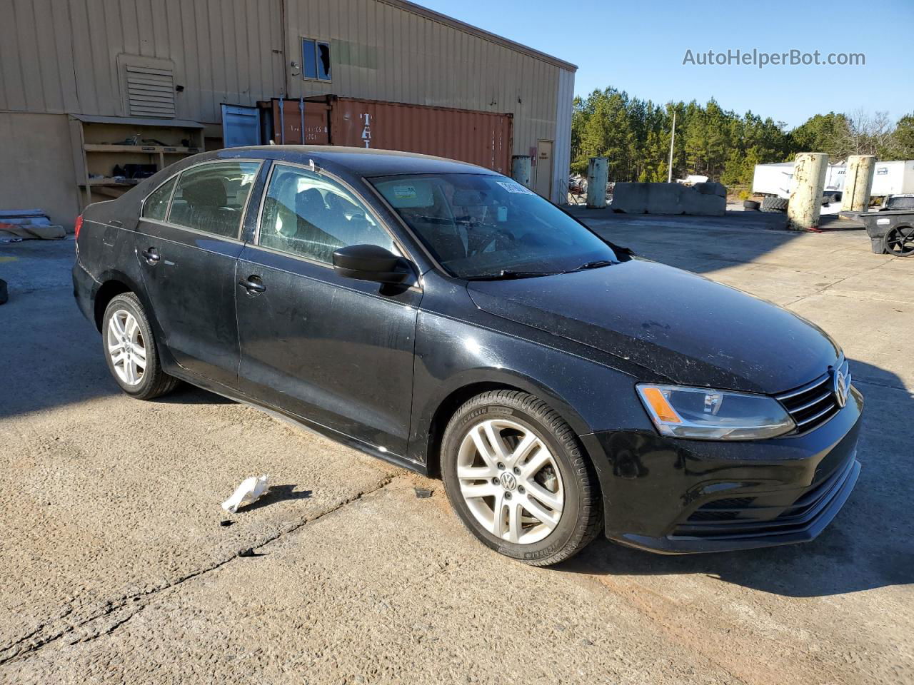 2015 Volkswagen Jetta Tdi Black vin: 3VWLA7AJ1FM234242