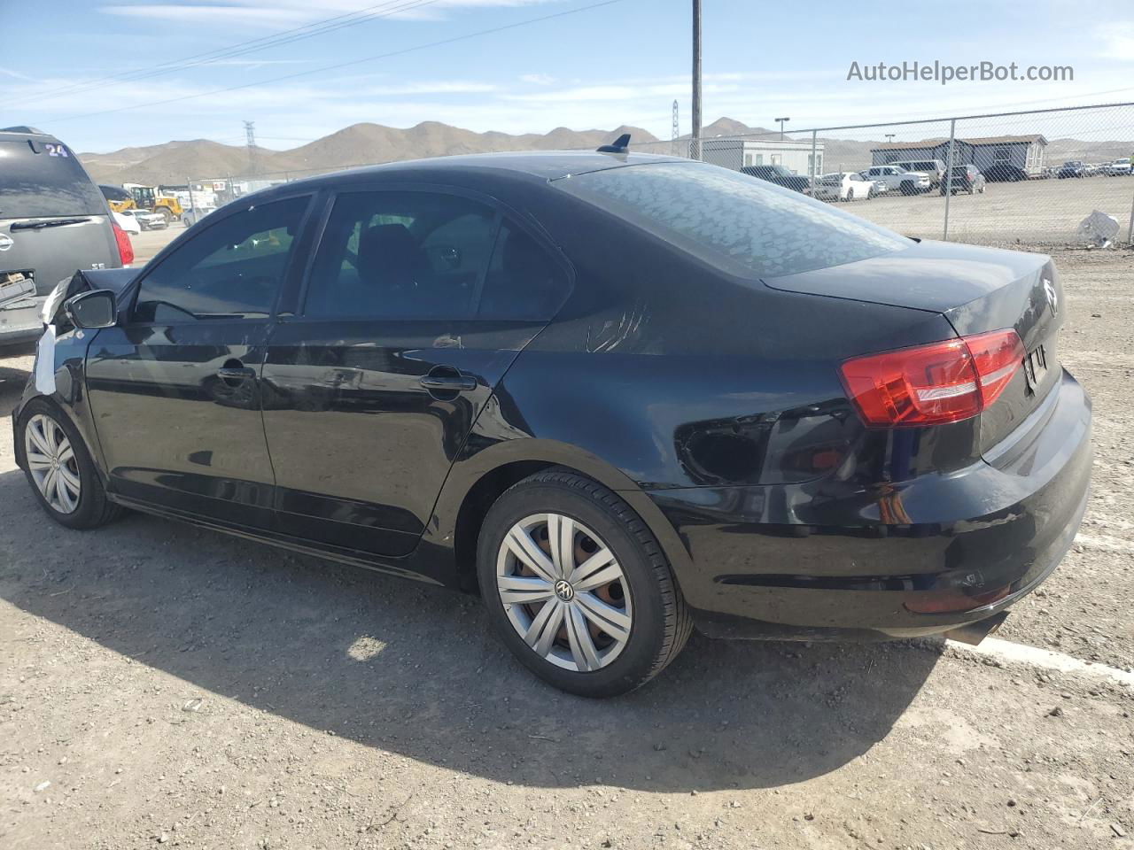 2015 Volkswagen Jetta Tdi Black vin: 3VWLA7AJ1FM268343