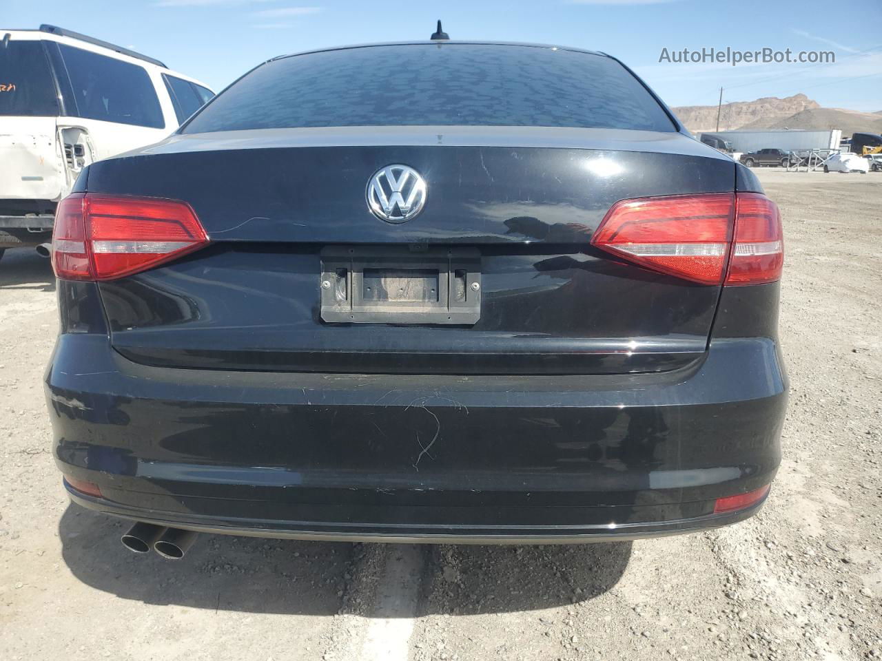 2015 Volkswagen Jetta Tdi Black vin: 3VWLA7AJ1FM268343