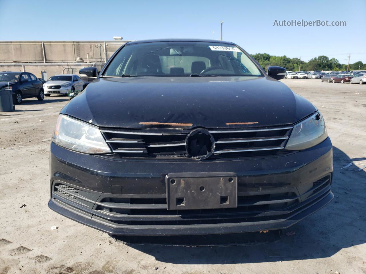 2015 Volkswagen Jetta Tdi Black vin: 3VWLA7AJ1FM291444