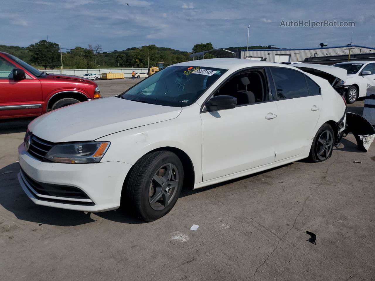 2015 Volkswagen Jetta Tdi White vin: 3VWLA7AJ2FM272921