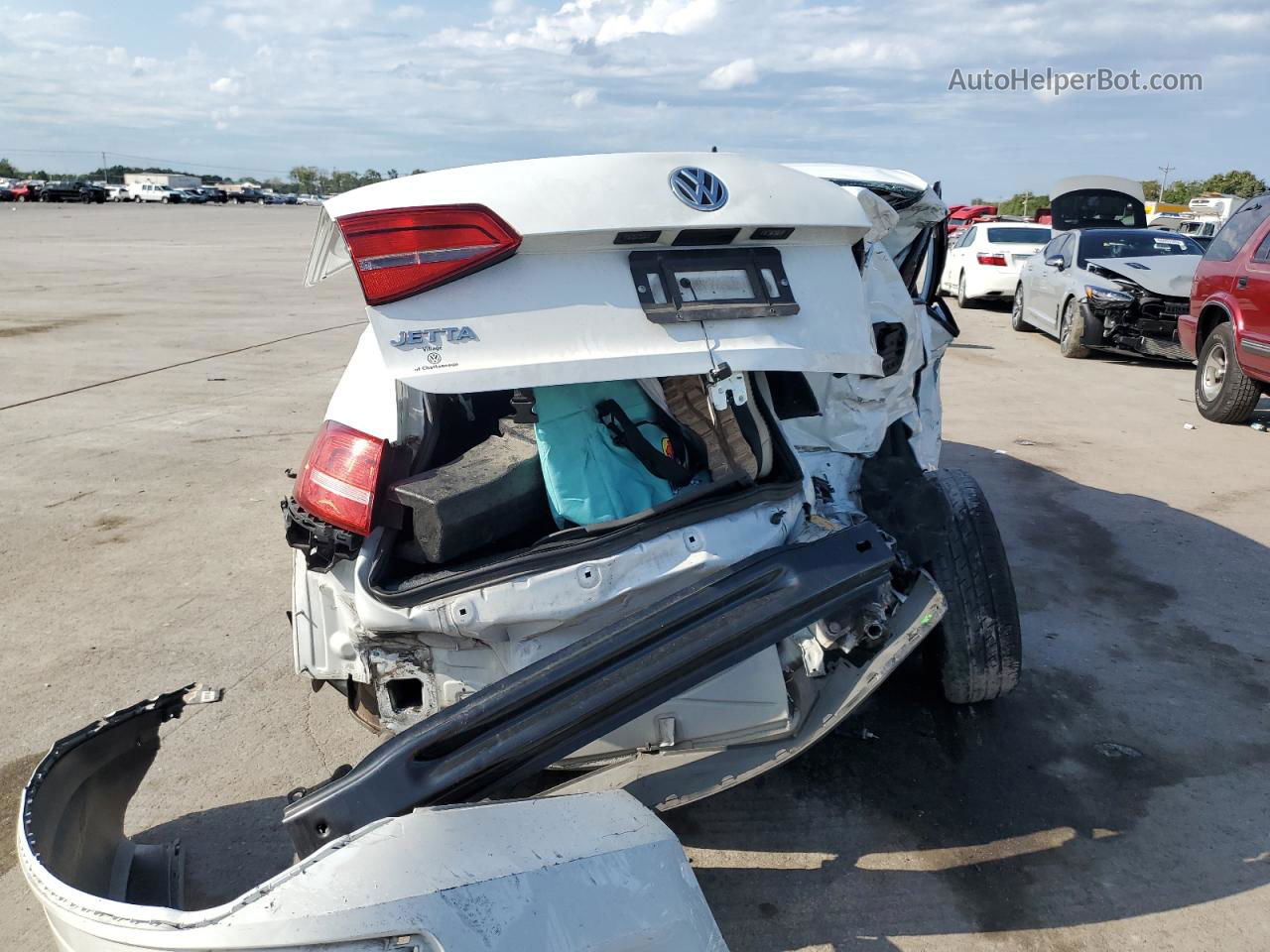 2015 Volkswagen Jetta Tdi White vin: 3VWLA7AJ2FM272921