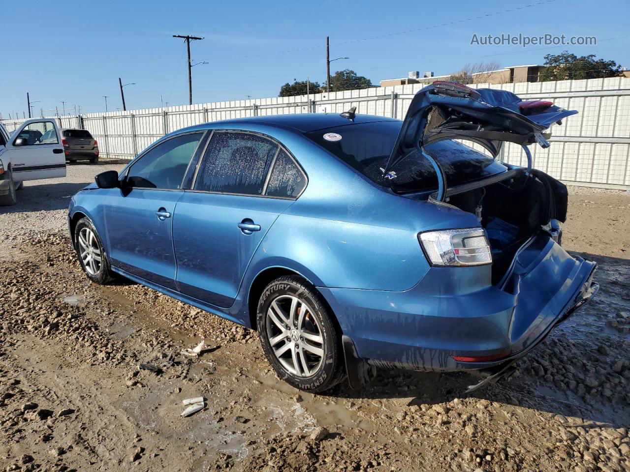 2015 Volkswagen Jetta Tdi Синий vin: 3VWLA7AJ2FM273258