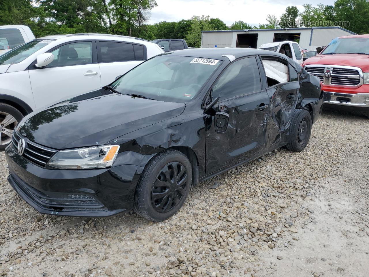 2015 Volkswagen Jetta Tdi Black vin: 3VWLA7AJ2FM299374