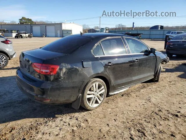 2015 Volkswagen Jetta Tdi Black vin: 3VWLA7AJ2FM330042