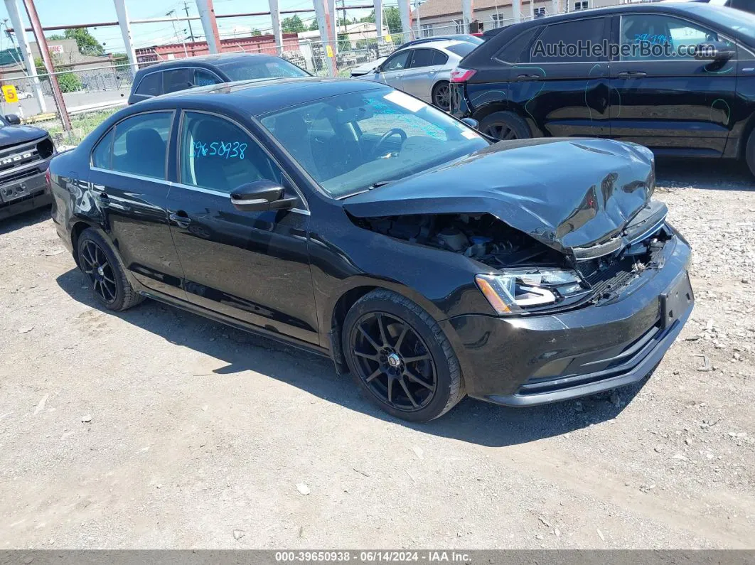 2015 Volkswagen Jetta 2.0l Tdi Sel Black vin: 3VWLA7AJ3FM203316