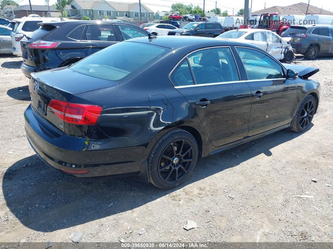 2015 Volkswagen Jetta 2.0l Tdi Sel Black vin: 3VWLA7AJ3FM203316