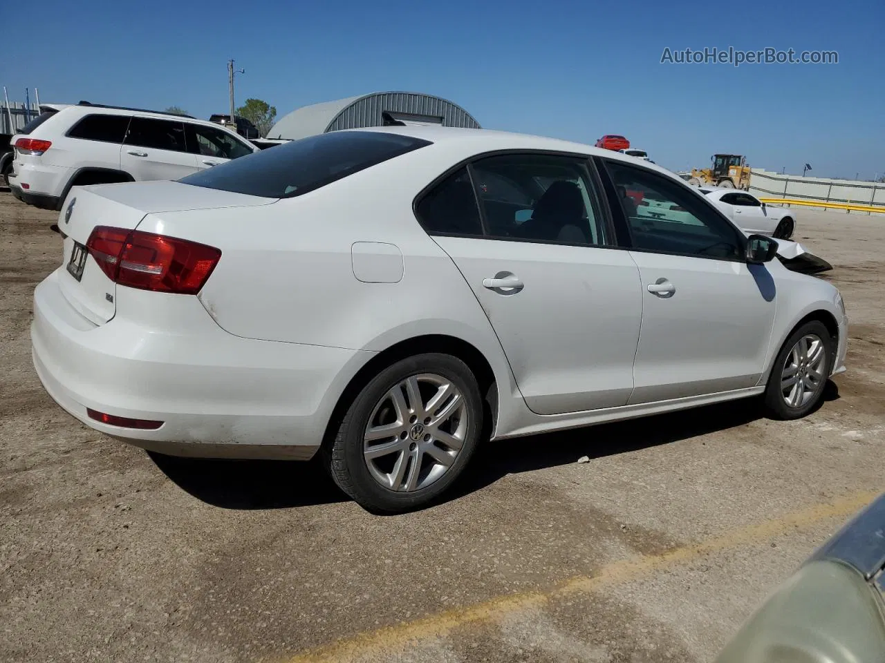 2015 Volkswagen Jetta Tdi White vin: 3VWLA7AJ3FM234646