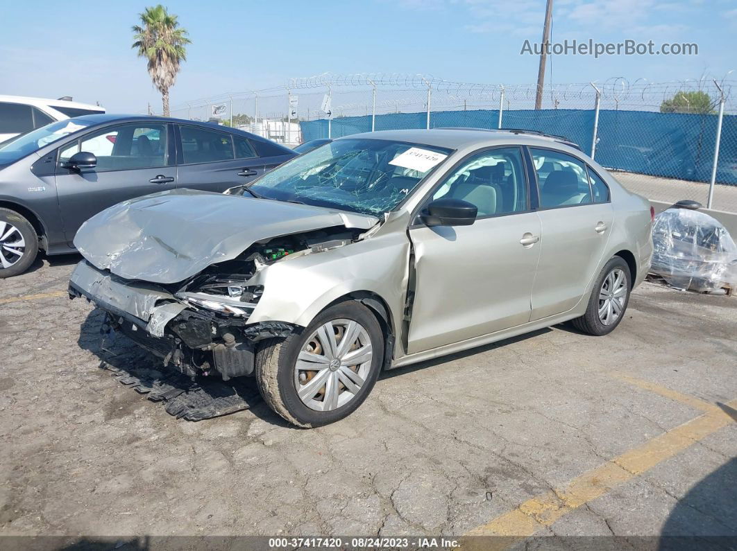 2015 Volkswagen Jetta Sedan 2.0l Tdi S Beige vin: 3VWLA7AJ3FM277769