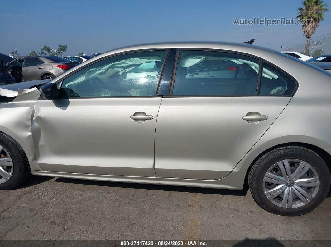 2015 Volkswagen Jetta Sedan 2.0l Tdi S Beige vin: 3VWLA7AJ3FM277769