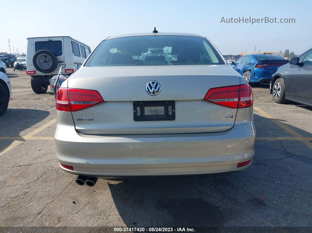 2015 Volkswagen Jetta Sedan 2.0l Tdi S Бежевый vin: 3VWLA7AJ3FM277769