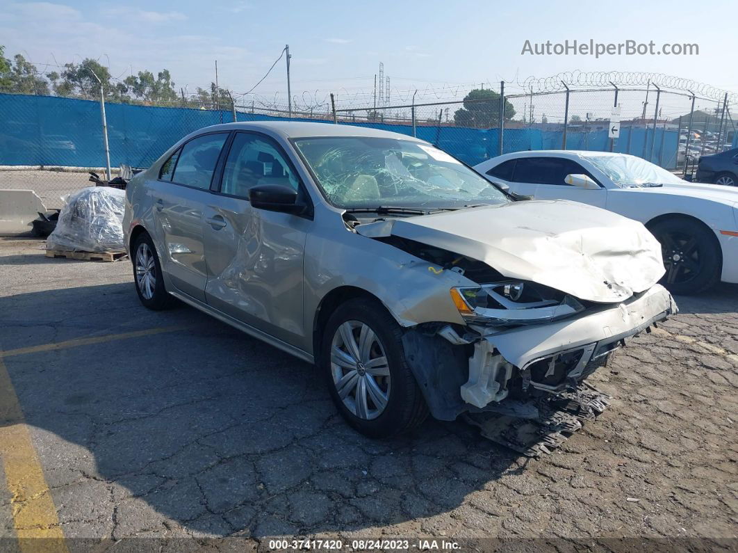 2015 Volkswagen Jetta Sedan 2.0l Tdi S Beige vin: 3VWLA7AJ3FM277769