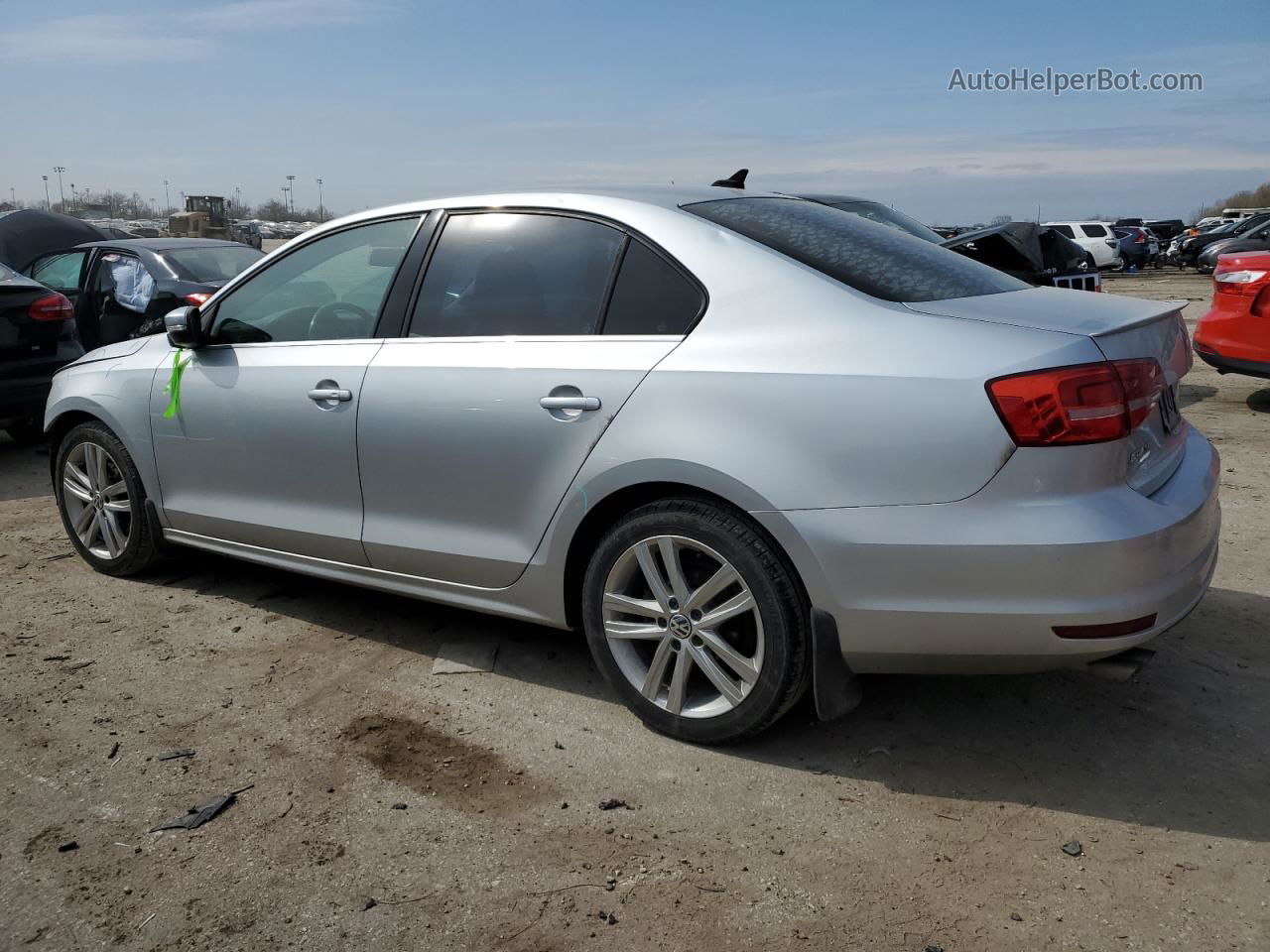 2015 Volkswagen Jetta Tdi Silver vin: 3VWLA7AJ4FM265887