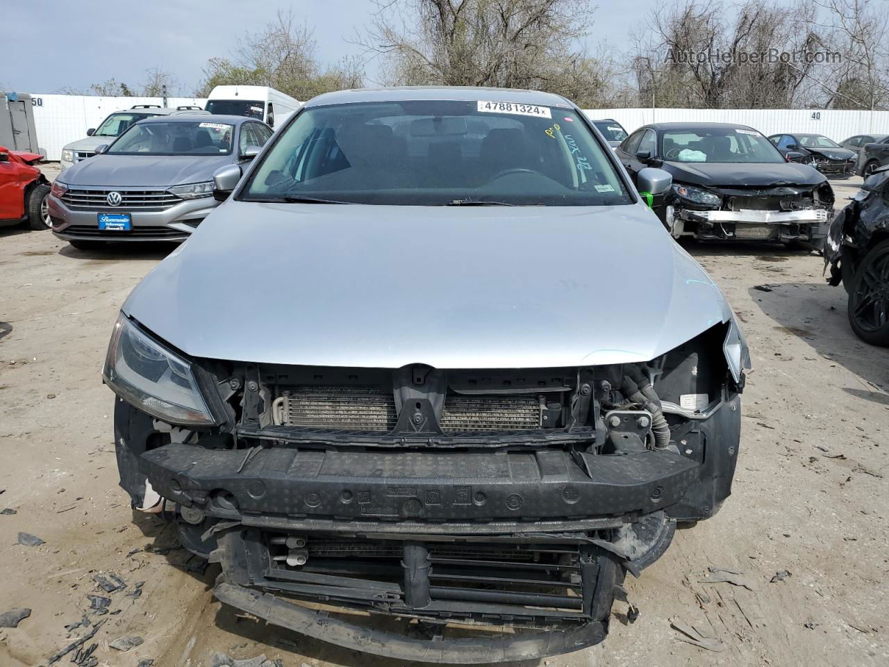 2015 Volkswagen Jetta Tdi Silver vin: 3VWLA7AJ4FM265887