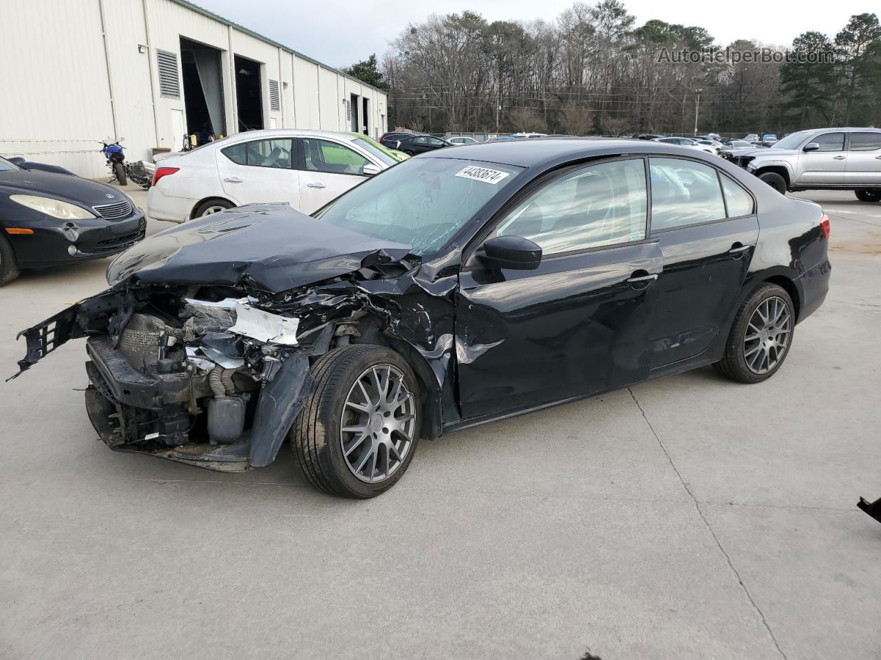 2015 Volkswagen Jetta Tdi Black vin: 3VWLA7AJ4FM273892