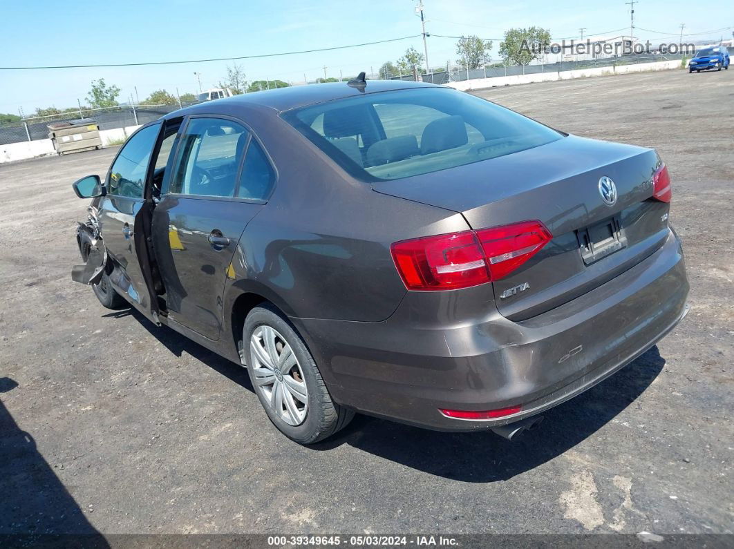 2015 Volkswagen Jetta 2.0l Tdi S Brown vin: 3VWLA7AJ4FM281121