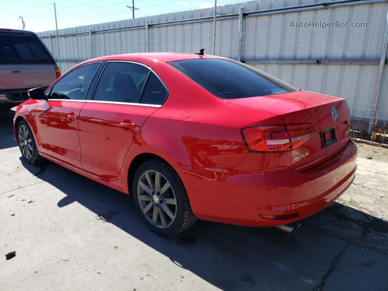 2015 Volkswagen Jetta Tdi Red vin: 3VWLA7AJ4FM326607