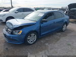 2015 Volkswagen Jetta 2.0l Tdi S Blue vin: 3VWLA7AJ5FM264103