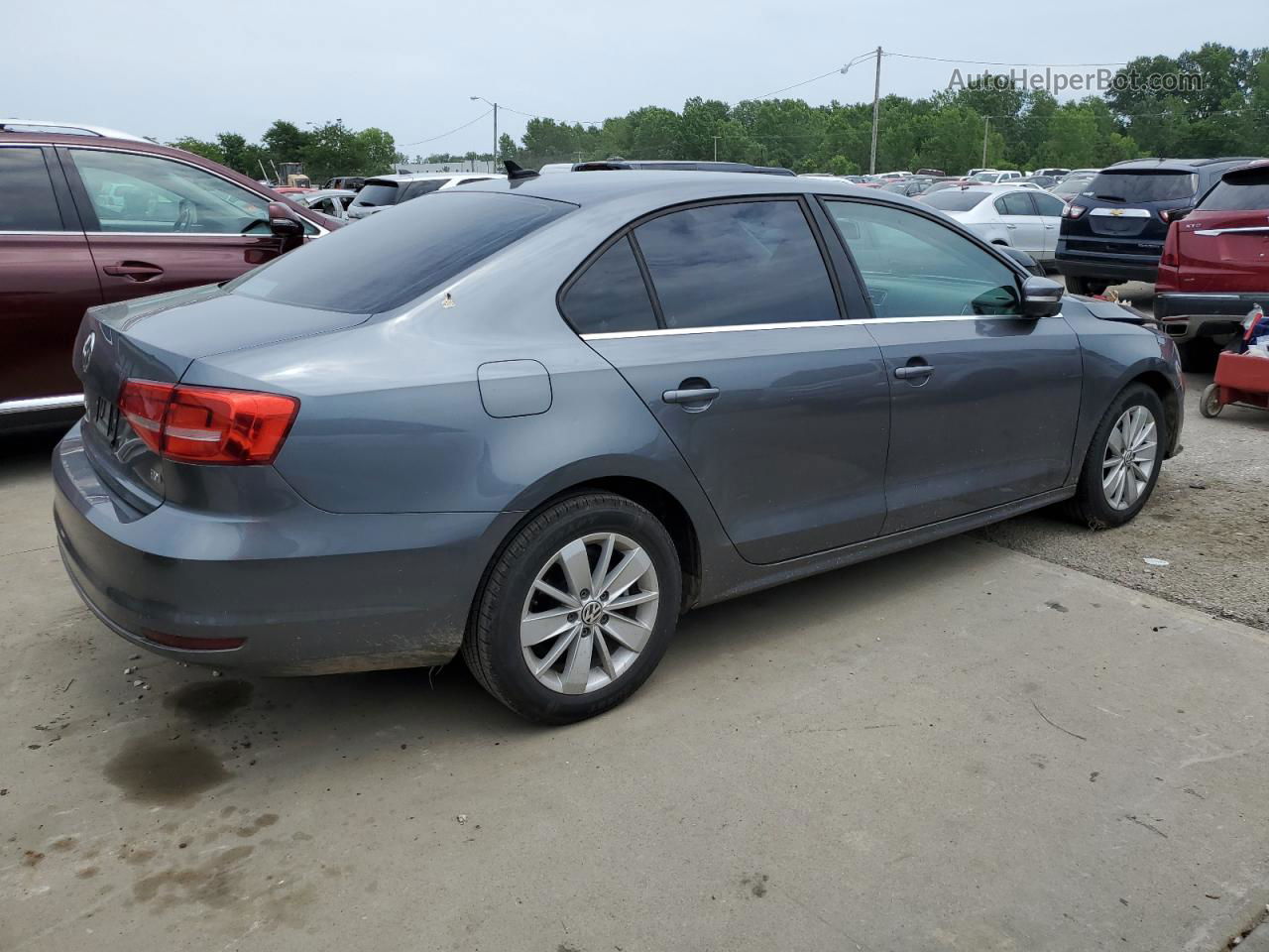 2015 Volkswagen Jetta Tdi Серый vin: 3VWLA7AJ6FM271786