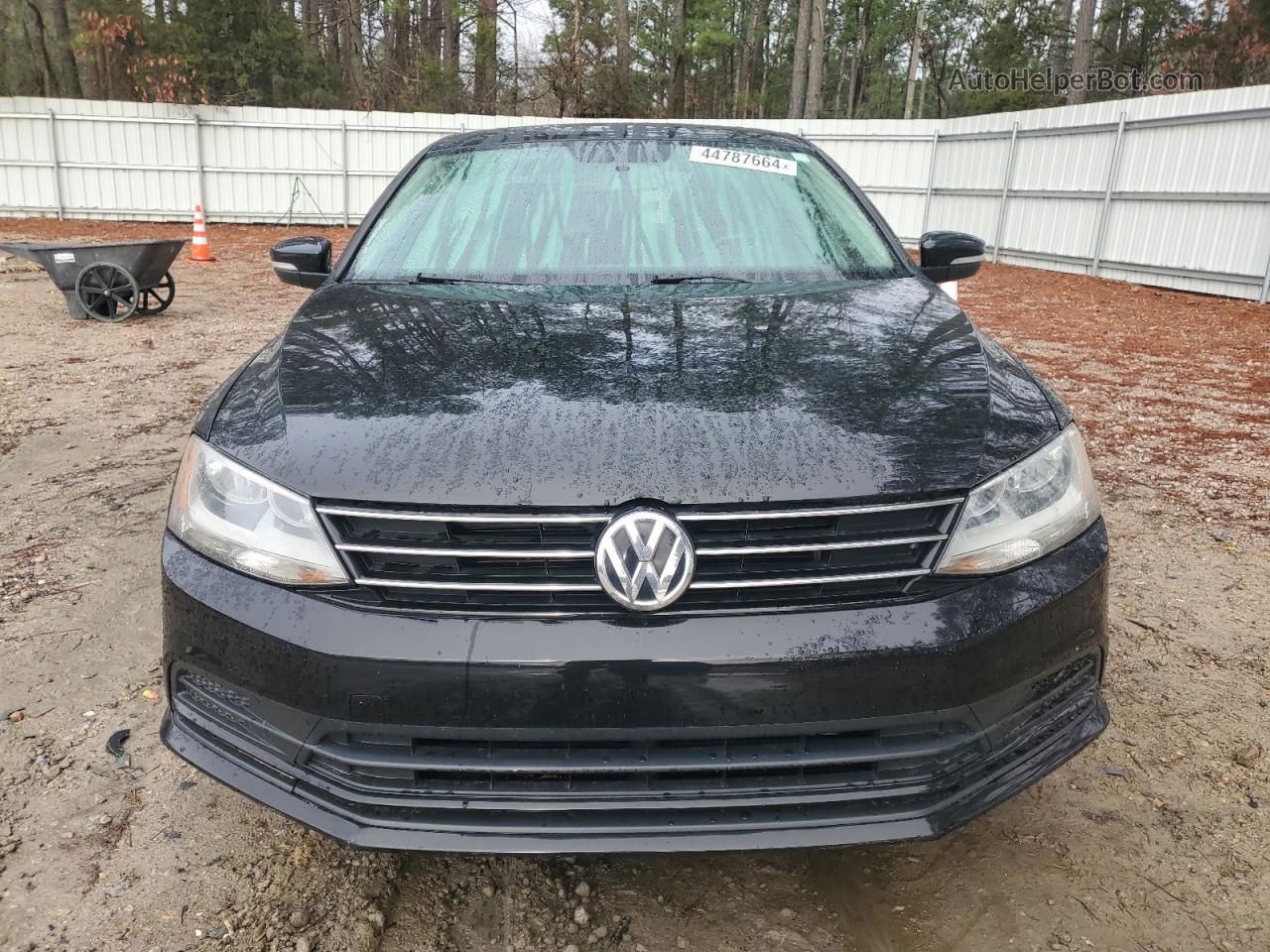 2015 Volkswagen Jetta Tdi Black vin: 3VWLA7AJ6FM341948