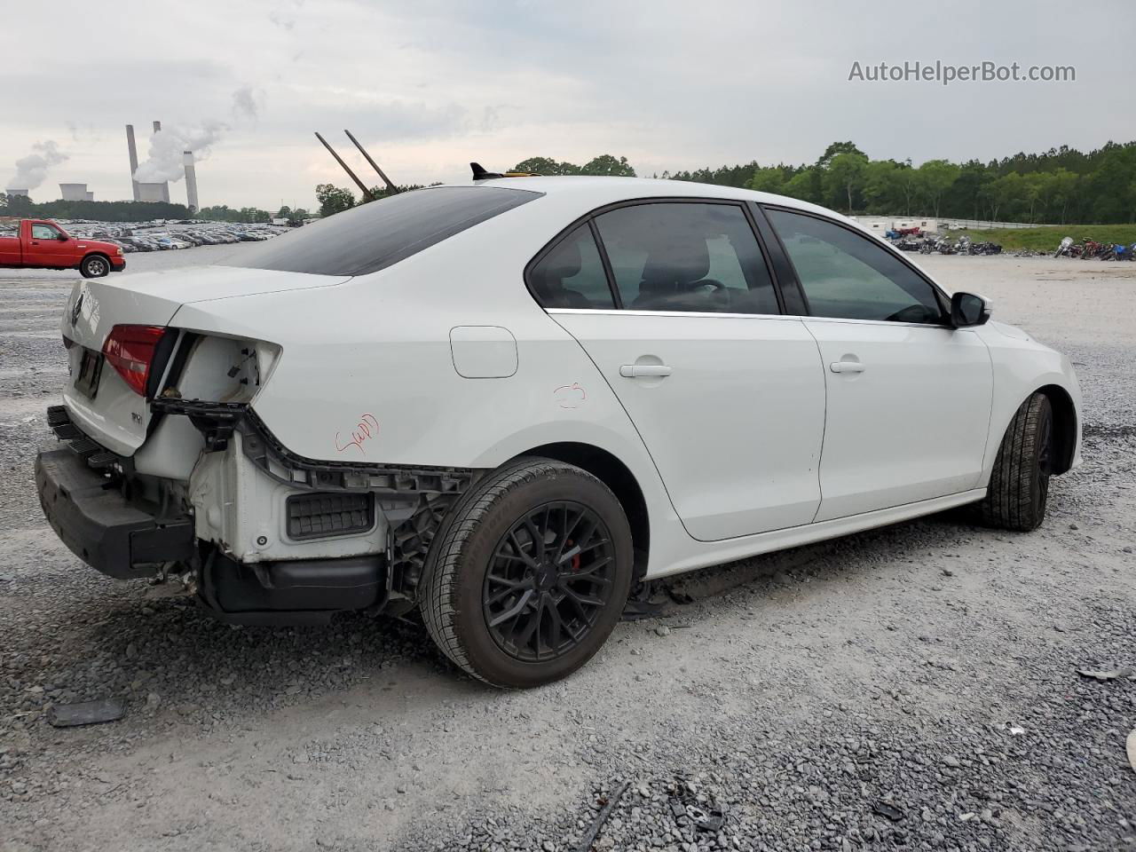 2015 Volkswagen Jetta Tdi White vin: 3VWLA7AJ6FM346521