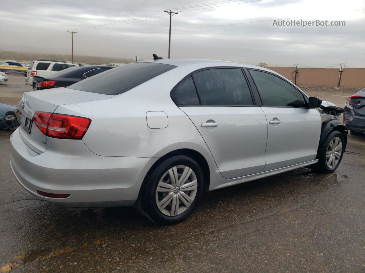 2015 Volkswagen Jetta Tdi Silver vin: 3VWLA7AJ6FM422920