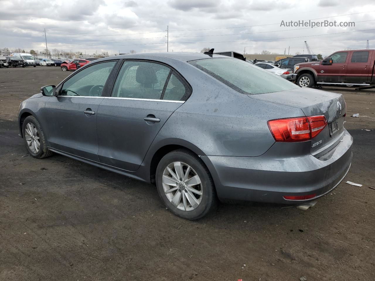 2015 Volkswagen Jetta Tdi Серый vin: 3VWLA7AJ7FM320722