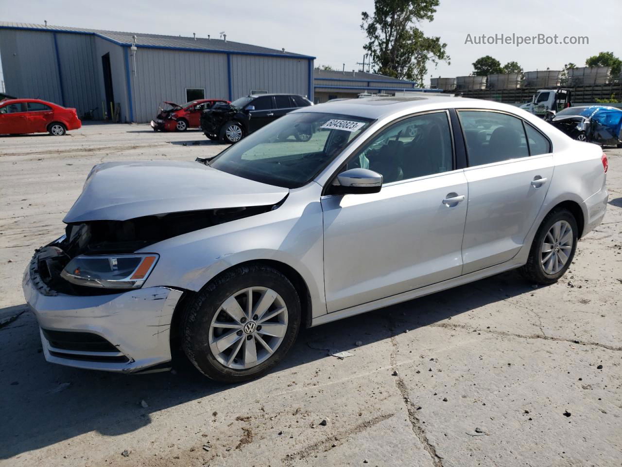 2015 Volkswagen Jetta Tdi Серебряный vin: 3VWLA7AJ8FM244685