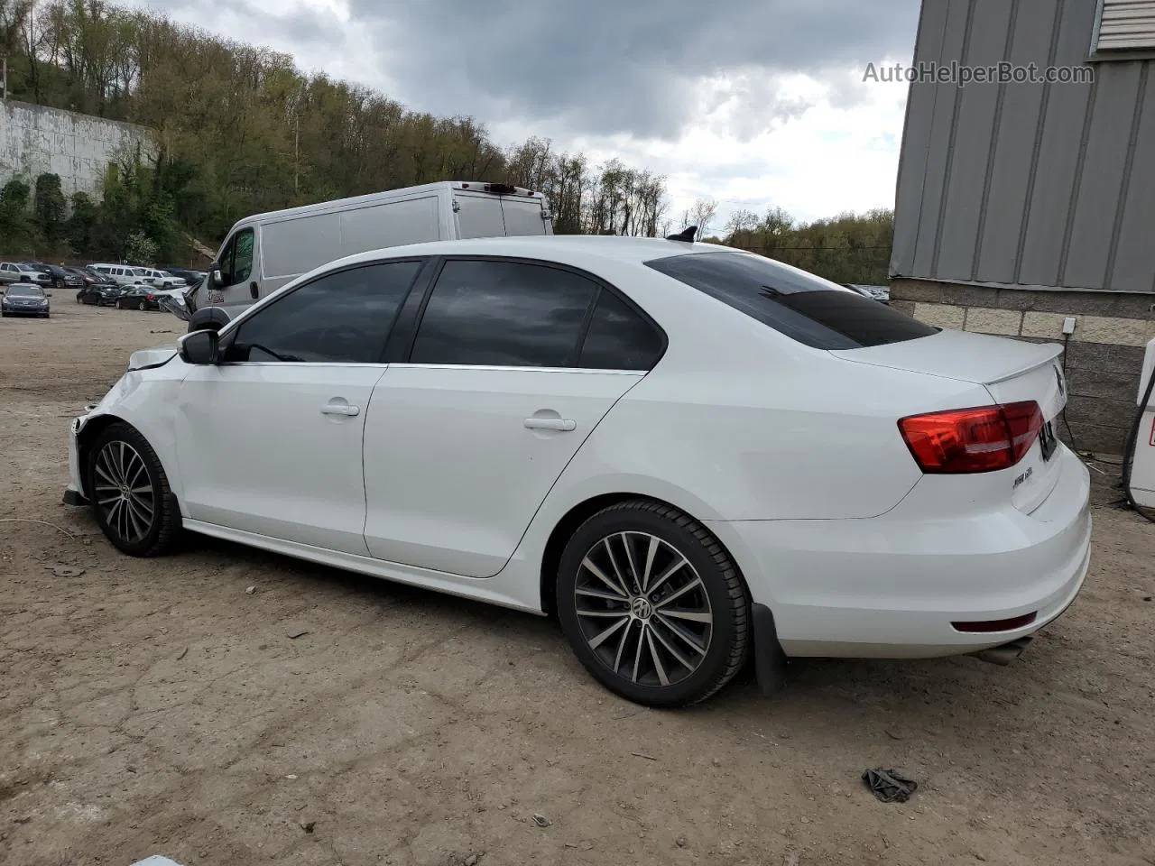 2015 Volkswagen Jetta Tdi White vin: 3VWLA7AJ8FM262278