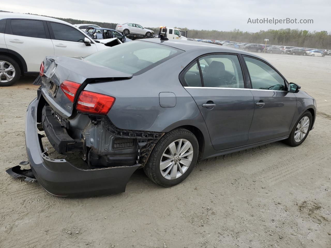 2015 Volkswagen Jetta Tdi Серый vin: 3VWLA7AJ8FM318140