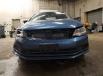 2015 Volkswagen Jetta Tdi Blue vin: 3VWLA7AJ9FM221271