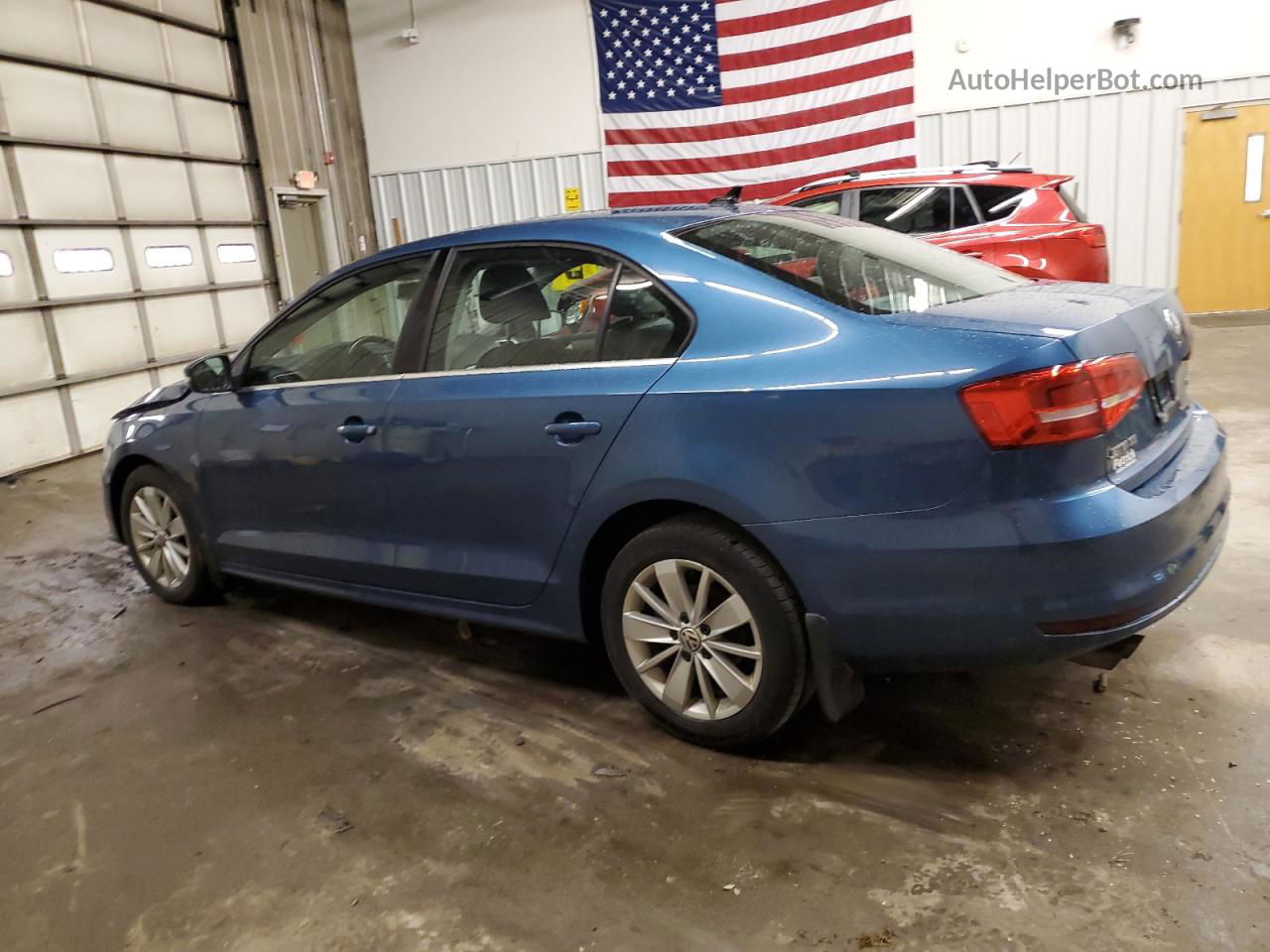 2015 Volkswagen Jetta Tdi Синий vin: 3VWLA7AJ9FM221271