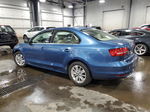 2015 Volkswagen Jetta Tdi Blue vin: 3VWLA7AJ9FM235137