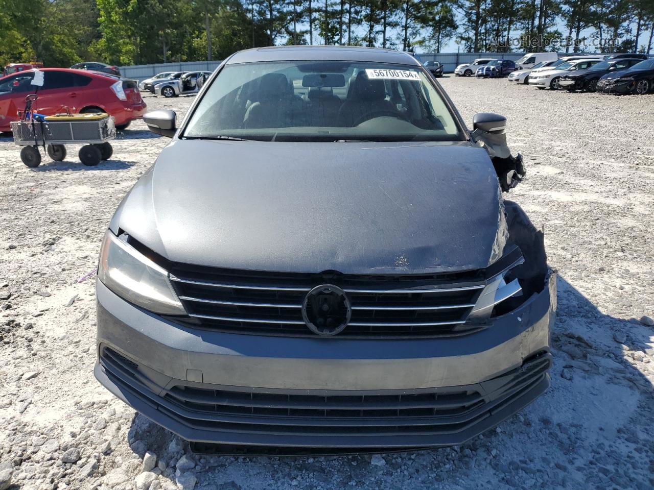 2015 Volkswagen Jetta Tdi Charcoal vin: 3VWLA7AJ9FM319278