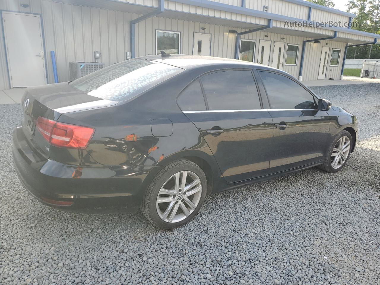 2015 Volkswagen Jetta Tdi Черный vin: 3VWLA7AJXFM249578