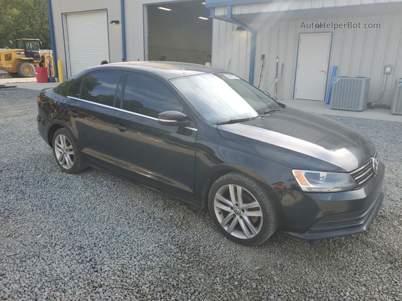 2015 Volkswagen Jetta Tdi Black vin: 3VWLA7AJXFM249578