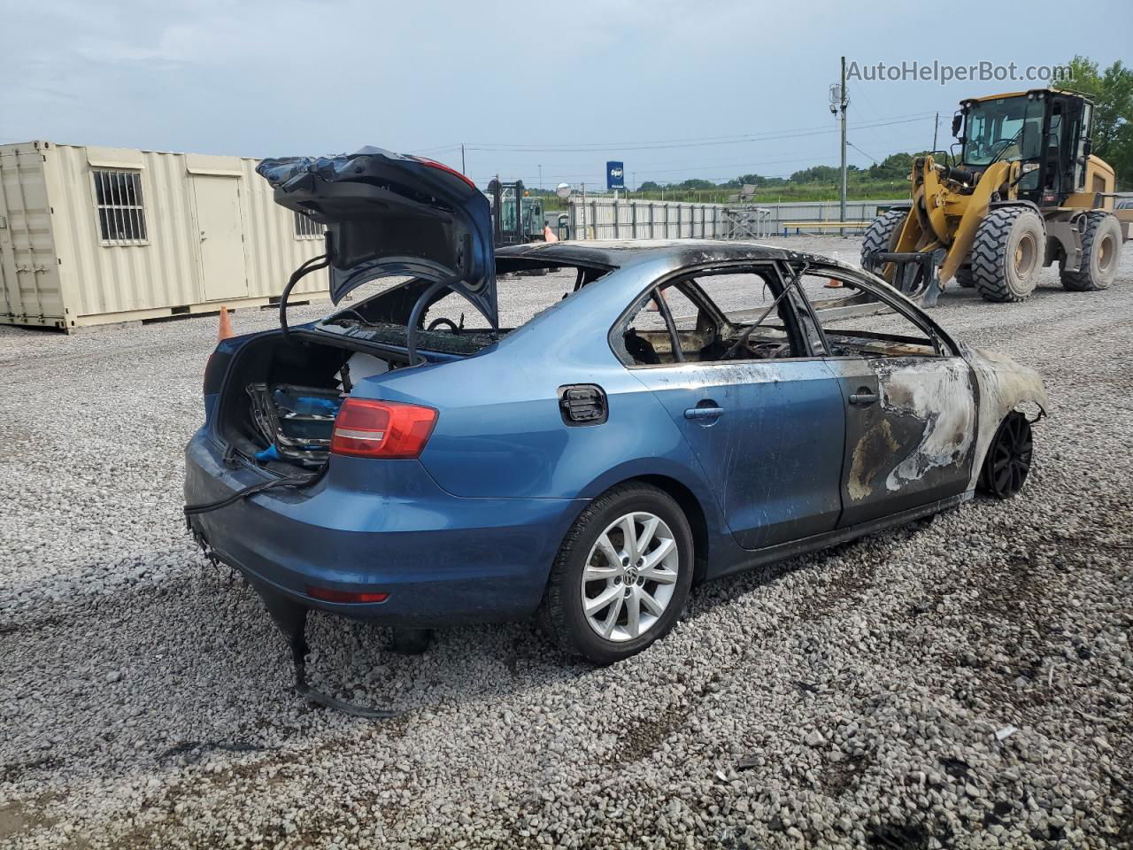 2015 Volkswagen Jetta Tdi Blue vin: 3VWLA7AJXFM328975