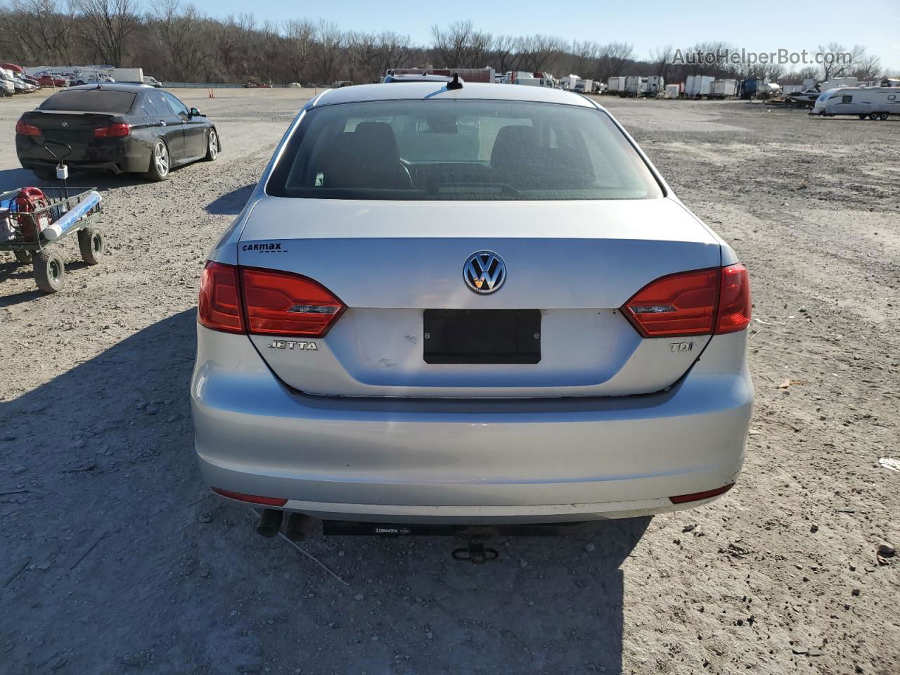 2011 Volkswagen Jetta Tdi Серебряный vin: 3VWLL7AJ0BM099694