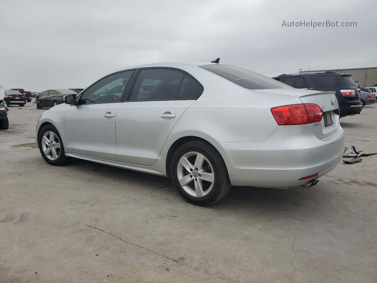 2012 Volkswagen Jetta Tdi Silver vin: 3VWLL7AJ0CM017545